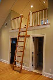 Loft With Ladder Google Search Loft Railing Loft Ladder Tiny House Stairs