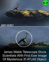 Read more: https://buff.ly/bmWJpbG In late September 2025, the James Webb Space Telescope reportedly captured a shocking image: a strange, lifelike object standing on the surface of a celestial body identified as 31