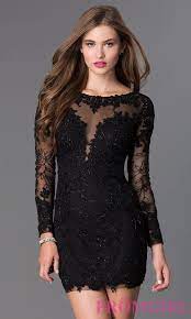 Beaded collar plus size short sheath dress. Long Sleeve Lace Dave And Johnny Short Prom Dress Long Sleeve Lace Short Dress Black Lace Long Sleeve Dress Black Prom Dress Short