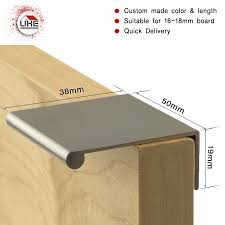 Uke Modern Simple Cabinet Door Edge Handle Wardrobe Drawer Pulls Hidden Furniture Handles Aluminum Office Desk Cabinet Knob Cabinet Pulls Aliexpress