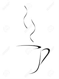 Hand drawn coffee cup and steam coming out of it. Abstract Vector Drawing Of A Cup Of Coffee Or Tea With Steam Royalty Free Cliparts Vectors And Stock Illustration Image 2547301