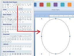 Di galeri shapes ⇛ klik bentuk yang kamu inginkan ⇛ lalu lakukan salah satu dari pilihan berikut klik shape (contoh : Membuat Disain Pinguin Menggunakan Shapes Di Microsoft Word Tenjocity Edukasi Digital