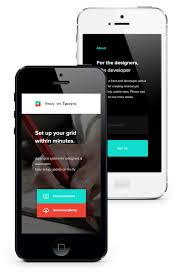 Typegrid By Ye Joo Park Via Behance Mobile App Inspiration Mobile App Design Mobile Design