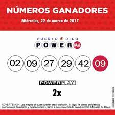 Numeros Ganadores Powerball Puerto Rico Miercoles 22 03 2017 Loteria Ganador Puerto Rico