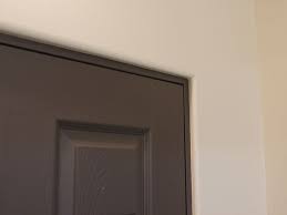 With this wrapping, the drywall connects directly to the door frame and gap between the door frame and drywall goes away. Trimless Door Actually Like This Look Do At Least In Master Bath To Save Space 350 Bull Kerfed Am Trim Tex Living Room Paint Wall Decals For Bedroom