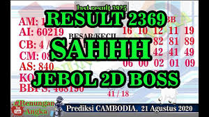 Bocoran Togel Kamboja 22 Agustus 2020 Prediksi Togel Cambodia Hari Ini 8 Agustus 2020 Youtube