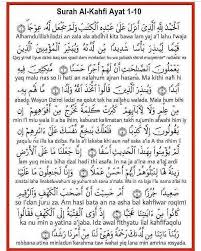 Hal ini menunjukkan begitu hebatnya godaan fitnah yang melanda umat islam.. Kaligrafi Surah Al Kahfi Ayat 1 10 Cikimm Com