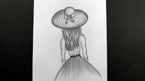 Free online drawing application for all ages. Pencil Drawing Of Girl Step By Step Cute Beautiful Girl Drawing Pencil Shading Youtube