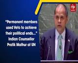 Goes against sovereign equality of states": Counsellor Pratik ...