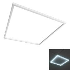 Luxrite 2x2 Ft Slim Frame Led Edge Light 40w 6500k Daylight White Dimmable 4000 Lumens Modern Drop Ceiling Panel Light 100 277v Grid Light Panels Ul Listed Walmart Com Walmart Com