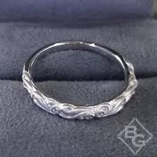 Maybe you would like to learn more about one of these? Artcarved Hayley Floral Carving 14k White Gold Wedding Band 31 V100 W Ben Garelick