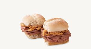 Arby S Mighty Minis Crispy Onion Crispy Onions Arbys Roast Beef Sandwich Roast Beef Sandwiches