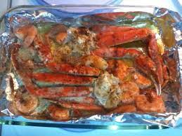 Brush legs with melted butter or olive oil, if desired. Crabs Garlic Butter Baked Crab Legs Recipe Genius Kitchen Baked Crab Legs Crab Legs Recipe Bake Crab Legs Recipe