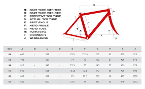 Specialized Road Bike Sizing Chart For Women Fuji Road Bike