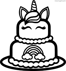 From raspberry pink velvet cake to cookies and ice cream cake, these delicious options will be a hit at any party. Birthday Cake Coloring Pages Coloringall