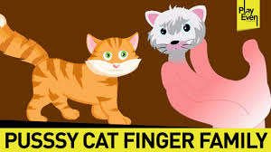 Pusssy Cat Finger Family Song Kids Learning Videos Nursery Rhymes For Kids Finger Family Kids Kids Learning Videos Kids Nursery Rhymes Kids Learning