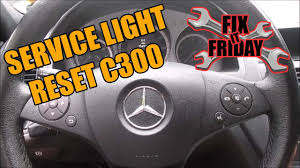 For example, if the cause of your check engine light coming on was a loose gas cap, if it's tightened, the light will turn itself off. Service Light Reset 2007 2014 Mercedes C300 C350 C63 Fix It Friday Youtube