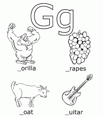 The spruce / miguel co these thanksgiving coloring pages can be printed off in minutes, making them a quick activ. Letter G Coloring Page Worksheets 99worksheets