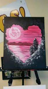 Valentine S Day Cute Canvas Paintings Painting Art Projects Canvas Painting Diy Rock painting ideas it's enjoyable and also relaxing, as well as a great craft for every ages, toddler to adult. pinterest