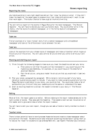 Eight examples of newspaper reports — a number of differentiated texts that show examples of newspaper reports. Writing A Newspaper Article Search Results Teachit English
