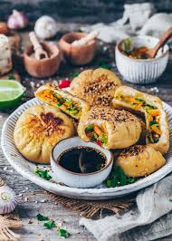 Pan Fried Bao Buns Vegan Steamed Dumplings Bianca Zapatka Recipes