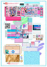 miniature big lol surprise house and box printables slime pool bambole lol case delle bambole idee album foto fai da te