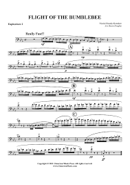 Flight Of The Bumblebee Euphonium 2 Bc Tc Euphonium Euphonium Music Music