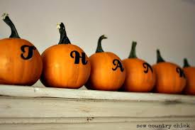 Fruits can be carved, cooked, or painted. Mini Thankful Sticker Pumpkins The Handcrafted Holidays Welcometothemousehouse Com