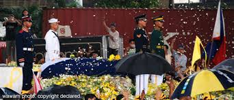 The funeral procession of former president of the philippines corazon aquino participants people of the the aquino family declined an invitation by the government for a state funeral.1 her funeral. Cory Aquino S 4 Honor Guards Give Us Pride And Honor To The Country Photos News The Presidentiables Blog