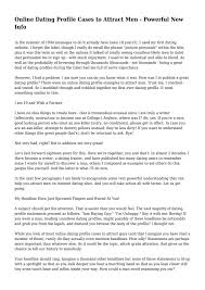 Outgoing amateur baker looking for a taste tester. Online Dating Profile Cases To Attract Men Powerful New Info By Freebestdatingsites75 Issuu