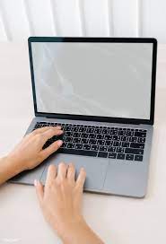 Download Premium Psd Of Woman Using A Laptop Mockup 1215307 Laptop Photography Design Mockup Free Mockup