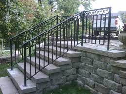 The only reason i'm giving it a 4 instead of a 5 is that it's pretty light, which means the wind can pick it up. Marvelous Railings For Outdoor Stairs 11 Wrought Iron Outdoor Exterior Stairs Railings Outdoor Outdoor Stairs