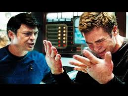 Image result for captain kirk throws finger