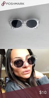 Transparent Cat Eye Slim Sunglasses Sunglasses Vintage Sunglasses Accessories Vintage Glasses