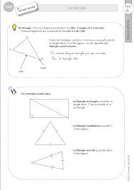 Un polygone qui a trois cotés s'appelle un triangle. Cm1 Lecon Les Triangles Isocele Equilateral Rectangle Quelconque
