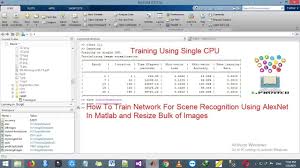 How To Train Network For Scene Recognition Using Alexnet In Matlab And R Networking Recognition Graphing