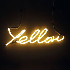Neon Colour Word Lamp Yellow Yellow Aesthetic Pastel Yellow Aesthetic Yellow Photography