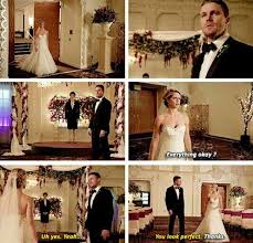 Oliver And Felicity Get Fake Married I Cried During This I Wanted Them To Be Married Already His Vows Arrow Felicity Oliver And Felicity Supergirl And Flash