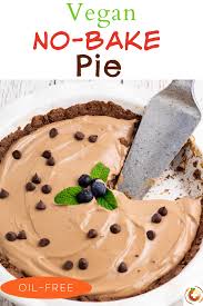 Chocolate No Bake Vegan Pie Recipe Vegan Dessert Recipes Healthy Dessert Recipes Dessert Recipes