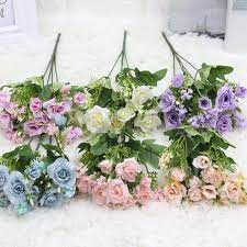 10 advantages of cheap flowers and how you can make full use of it. Artificial Flowers Bouquet 30cm Oil Painting Rose 5 Big Head And 4bud Cheap Fake Flowers With For Home Wedding Decoration Indoor Party Diy Decorations Aliexpress