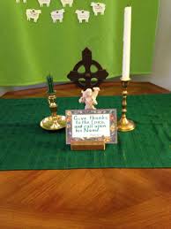 How The Children Set The Prayer Table The Sunday Before Thanksgiving Catechesis The Good Shepherd Pastor