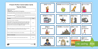 You can use it if you want. Esl Present Perfect Speaking Game With Teacher Notes
