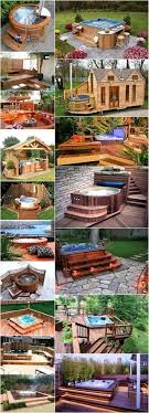 Nothing Can Release The Stress Or Exhaustion Of A Busy Working Day Like A Nice Plunge Into A Pool And The Rela Backyard Fireplace Backyard Patio Hot Tub Gazebo