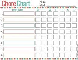 experienced free printable toddler chore chart toddler chore