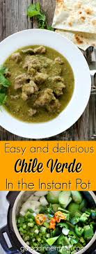 easiest chile verde instant pot