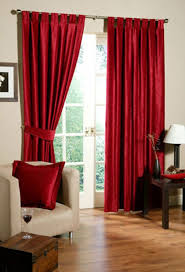 Shiny Satin Curtains Yum Living Room Red Curtains Living Room Curtains Living Room Modern