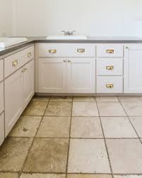 how to: laying peel and stick tile over