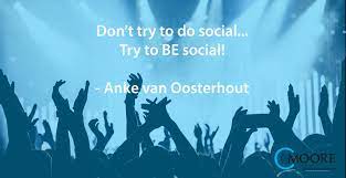 Don T Try To Do Social Try To Be Social Anke Van Oosterhout Quote Glass Animals Lyrics Social Media Quotes Glass Animals