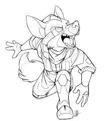 pin by dark eagle on star fox character drawing furry coloriage batman et deadpool