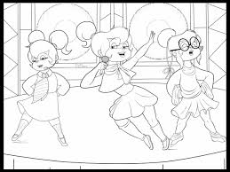 Search through more than 50000 coloring pages. Chipettes Take The Spotlight Outlines By Charrio Fan Art Film Tv